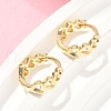 Hollow Heart Brass Hoop Earrings EJEW-Z102-16G-3