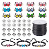  DIY Butterfly Bracelet Making Kit DIY-TA0004-90-1