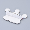 Acrylic Safety Brooches JEWB-D006-A09-3
