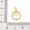 Brass Micro Pave Cubic Zirconia Pendants KK-D325-60G-01-3