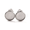 Non-Tarnish 316 Stainless Steel Clip-on Earring Findings X-STAS-I187-02C-P-2
