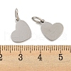 304 Stainless Steel Stamping Blank Tag Charms STAS-P356-14P-3