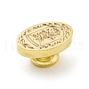 Mother's Day Golden Tone Wax Seal Brass Stamp Head AJEW-G056-03A-3