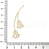 Three-Dimensional Flower Brass Pendants KK-V006-02G-02-4