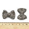 Bowknot Shape Polymer Clay Rhinestone Beads CLAY-NH0001-05A-3