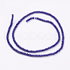 Opaque Solid Color Glass Bead Strands GLAA-F076-A03-2