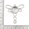 304 Stainless Stee Locket Big Pendants STAS-S132-13P-01-3