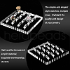 16-Slot Acrylic Jewelry Ring Organizer Display Stands ODIS-WH0009-32-4