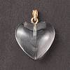 Spray Painted Glass Pendants GLAA-N035-016-A03-3