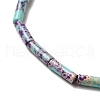 Synthetic Imperial Jasper Dyed Beads Strands G-D077-B01-11-3