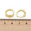 Brass Hollow Star Hoop Earrings EJEW-L299-01G-5