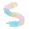 Transparent Painted Glass Beads Strands X1-DGLA-A034-T6mm-A21-1