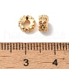 Brass with Clear Cubic Zirconia Beads KK-G503-16G-2