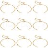  10Pcs Half Finished 304 Stainless Steel Mariner Link Chains Bracelets AJEW-NB0003-66-1