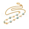 304 Stainless Steel Curb Chain Necklaces NJEW-V009-02G-4