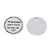 Non-Tarnish 201 Stainless Steel Pendants STAS-T064-38P-16-1