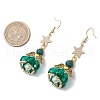 Angel Star Handmade Glass Seed Beads & Glass Dangle Earrings for Women EJEW-MZ00393-08-3