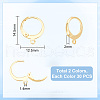 Unicraftale 304 Stainless Steel Leverback Earring Findings STAS-UN0001-44-4