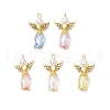 Tulip Acrylic Pendants PALLOY-JF03738-01-1