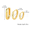 3Pcs S925 Sterling Silver Hoop Earrings UA6918-1-3