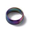 Stainless Steel Wide Band Finger Rings for Women Men RJEW-WH0009-13E-M-2
