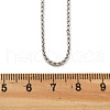 Brass Rolo Chains Necklaces for Women NJEW-D302-22P-4