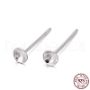 925 Sterling Silver Stud Earring Findings STER-S002-41-5