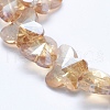 Glass Beads Strands EGLA-F133-4