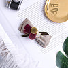 Flocky Acrylic Pendants FIND-T046-32-7