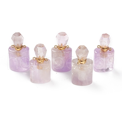 Natural Amethyst Pendants G-H252-E02-1