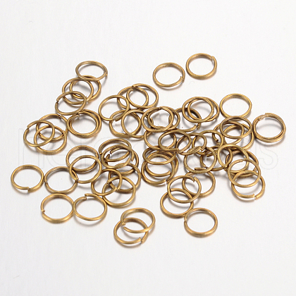 Iron Open Jump Rings IFIN-A018-7mm-AB-NF-1