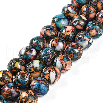 Natural Howlite Beads Strands G-Q017-C03-05-1