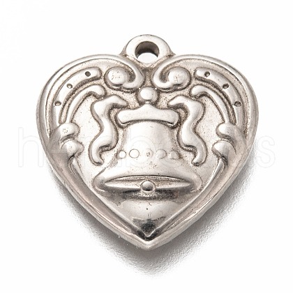 Non-Tarnish 304 Stainless Steel Pendants STAS-H126-29P-1