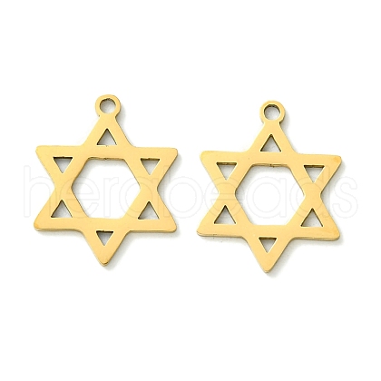 201 Stainless Steel Pendants STAS-U003-24G-1