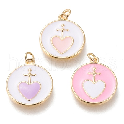 Brass Pendants ZIRC-I044-01-1