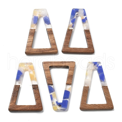 Resin and Walnut Pendants FIND-R051-03F-1