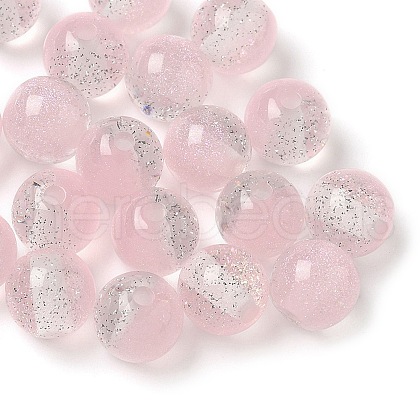 Two Tone Resin Beads RESI-Q025-02A-D-1