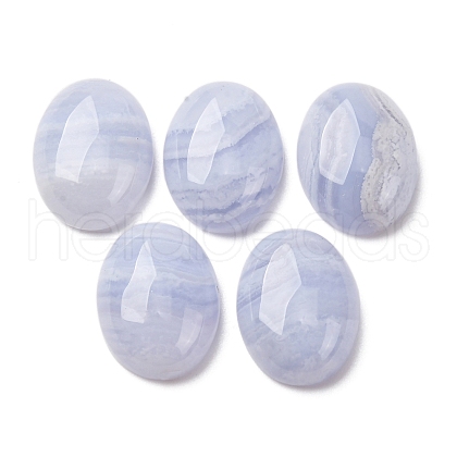 Natural Blue Lace Agate Cabochons G-I363-01F-1