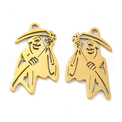 201 Stainless Steel Pendants STAS-Q245-12G-1