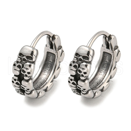 316 Surgical Stainless Steel Hoop Earrings EJEW-D096-12AS-13-1