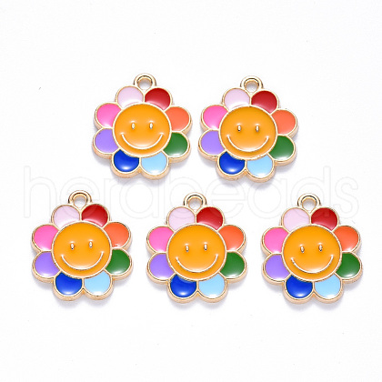 Alloy Enamel Pendants X-ENAM-N054-009-1