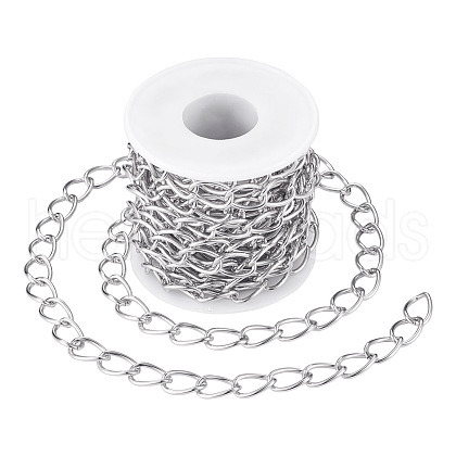 Decorative Chain Aluminium Twisted Chains Curb Chains CHA-TA0001-07S-1