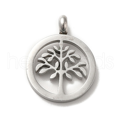 Non-Tarnish 304 Stainless Steel Pendants STAS-M311-09P-1