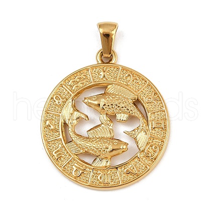 304 Stainless Steel Pendants STAS-C131-03G-01-1