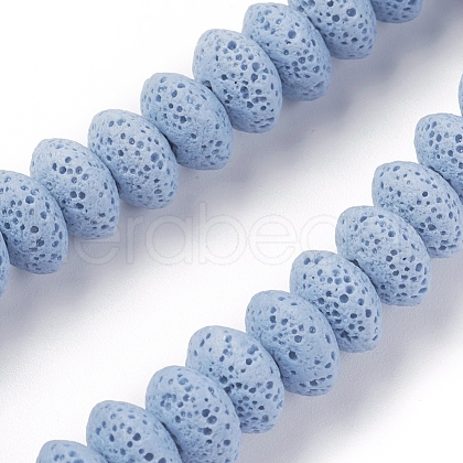 Natural Lava Rock Beads Strands G-F671-01B-07-1