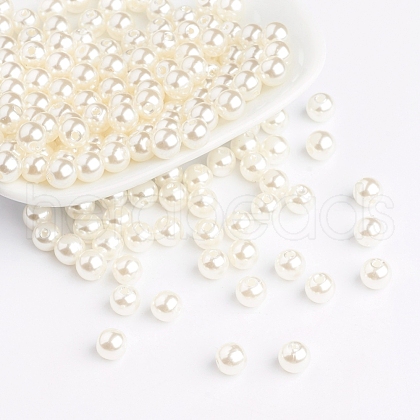 Imitation Pearl Acrylic Beads X-12A-9282-1