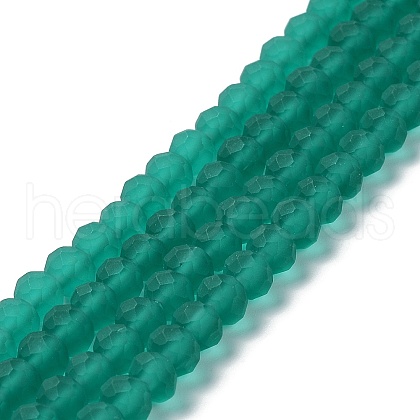 Transparent Glass Beads Strands X-EGLA-A034-T8mm-MD18-1