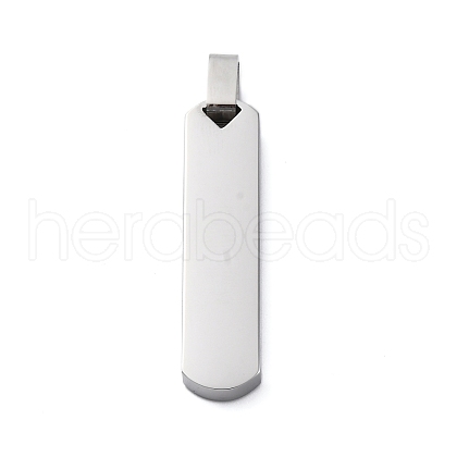 304 Stainless Steel Pendants STAS-U043-09P-1