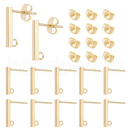 Unicraftale 80Pcs 304 Stainless Steel Stud Earring Findings STAS-UN0059-18-1