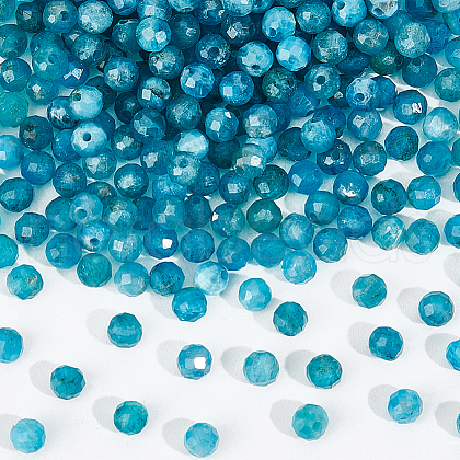  2 Strands Natural Apatite Beads Strands G-NB0005-67-1
